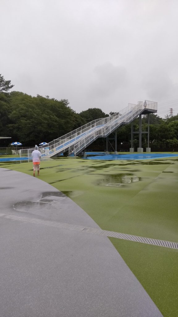 2021年夏のスライダー滑走一発目はHAYASHIウォーターパークさむかわ
