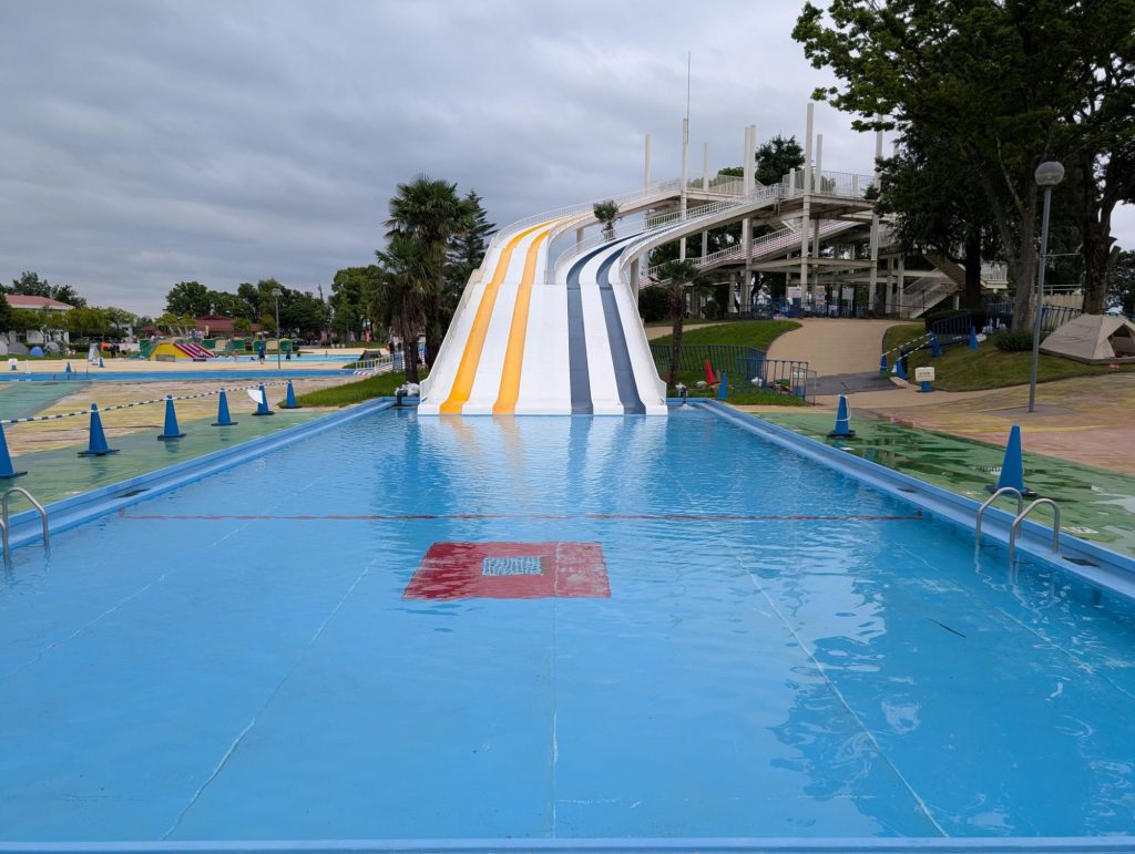 2025年しらこばと水上公園スライダー滑走!1日目