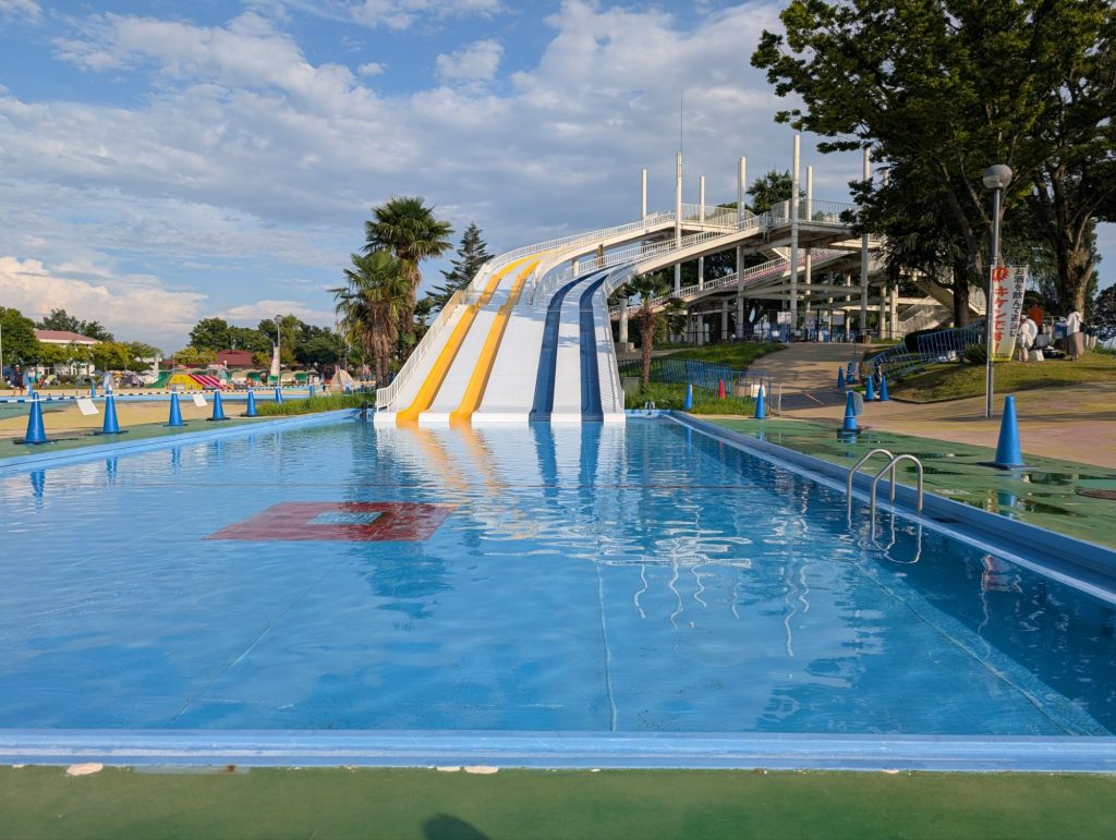 2025年しらこばと水上公園スライダー滑走!4日目